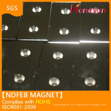 USD38 100x50x40 two hole N35 N42 N50 ndfeb magnet